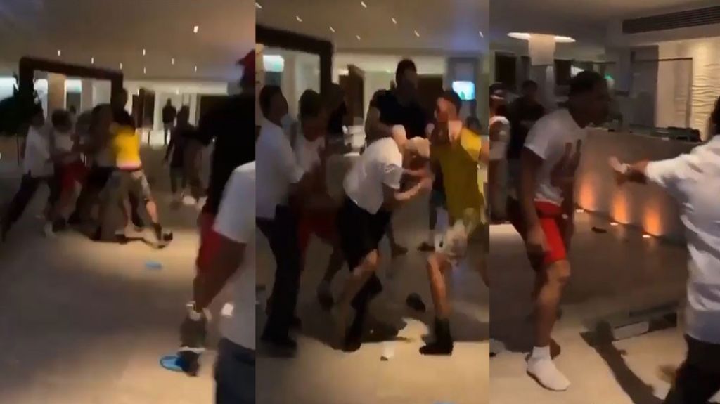  Video: A pu&ntilde;o limpio dos reguetoneros en Hotel de San Juan 