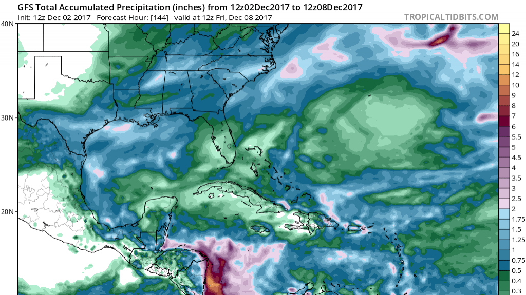 Vaguada aumentarÃ¡ el potencial de lluvias la semana entrante 