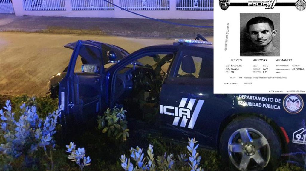  Video: Tenia un arma ilegal, se fue a la huida, choc&oacute; patrullas y un juez de Caguas solo le dio 5 mil de fianza 