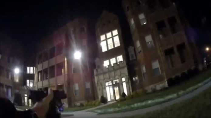 DramÃ¡tico video: Agente herido logra disparar 17 veces a sospechoso