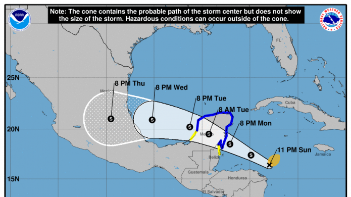 Se forma la tormenta tropical Franklin.