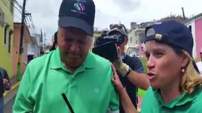 Video: Mientras comunidades en San Juan reclaman ayuda, Yulin llega a Comeriocon suministros