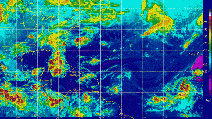 Tiempo inestable; mientras surge una nueva tormenta tropical...