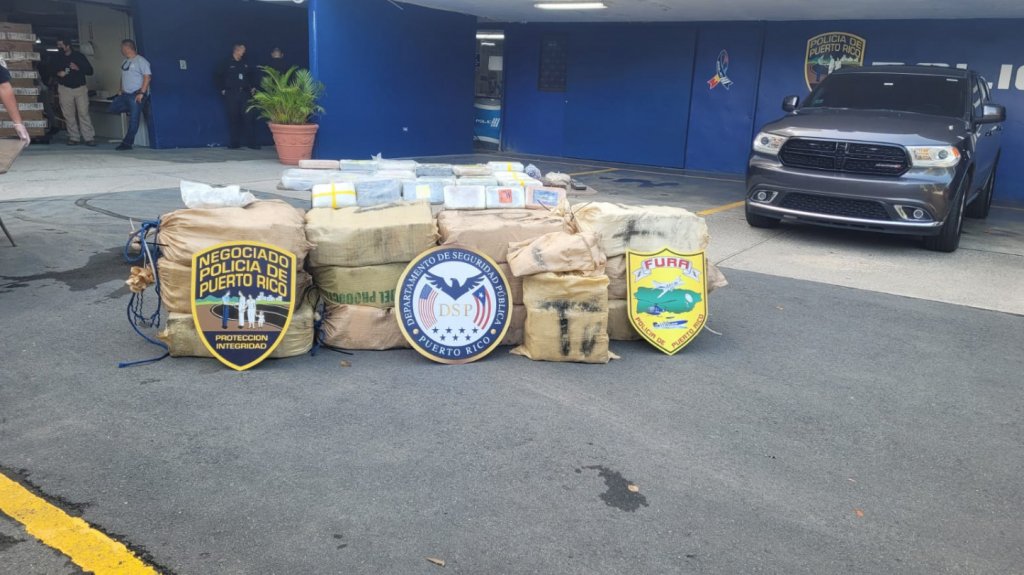  Video: Polic&iacute;a incauta 14 fardos con coca&iacute;na en el Sector La Ruina de Dorado 