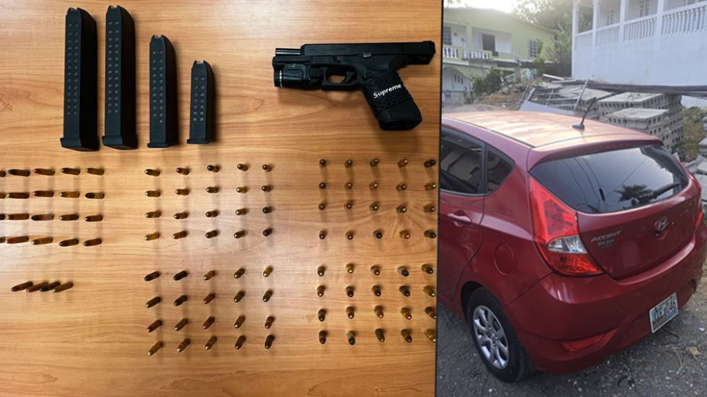  Ocupan un arma alterada dentro de veh&iacute;culo en Trujillo Alto 