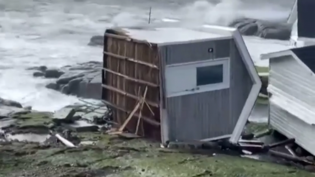  Video del paso de Fiona por Canadá 