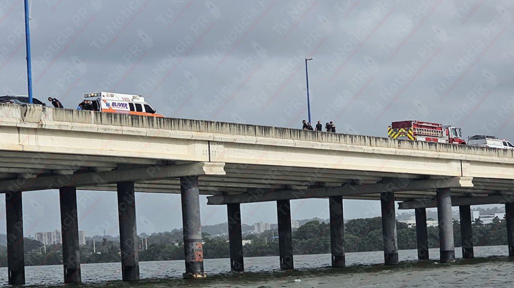  Video: Mujer amenaza con lanzarse desde el puente Teodoro Moscoso 