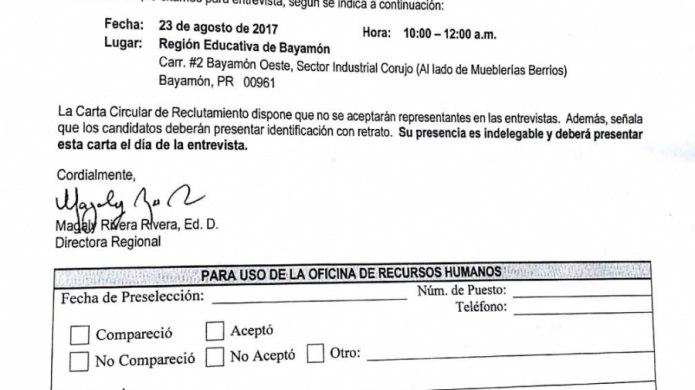 FMPR acusa "caos" en el Departamento de EducaciÃ³n por cientos de maestros excedentes debido a "desorden administrativo"
