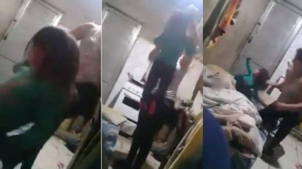  Video:&nbsp;Mujer golpea brutamente a su hija por una tablet 