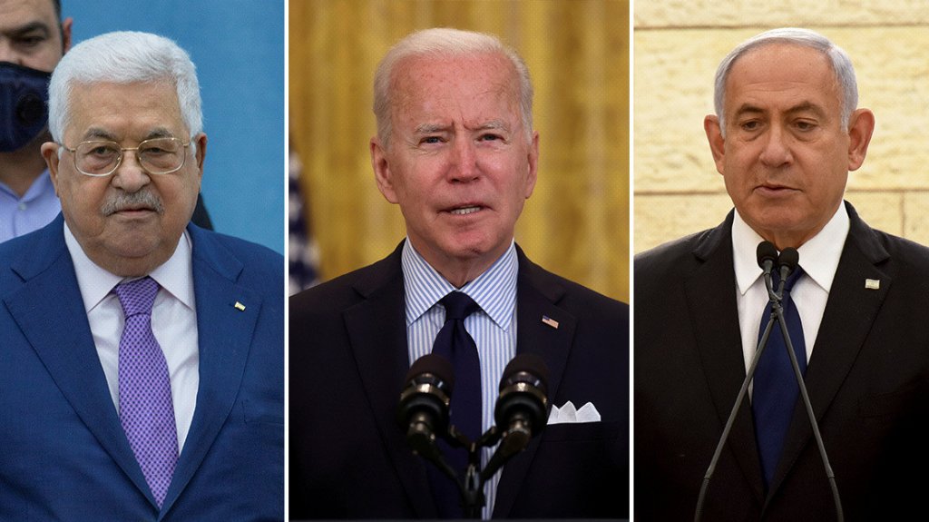  Biden realiza llamadas telef&oacute;nicas al presidente palestino Abb&aacute;s y al primer ministro israel&iacute; Netanyahu 