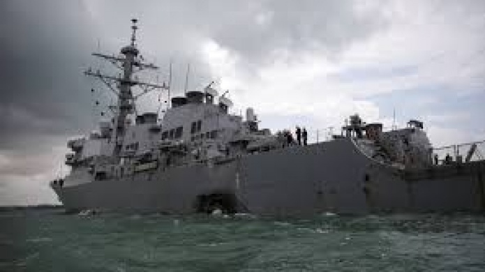 Video: 10 personas continÃºan desaparecidas tras la colisiÃ³n de un destructor de EEUU en Singapur