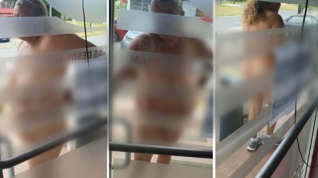  Video: Mujer se quita la ropa para que la dejaran entrar a un negocio en Juncos 