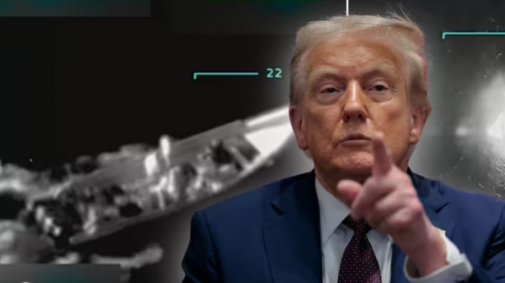  Video del momento en que Estados Unidos “Vuela en cantos” embarcación que salió de Venezuela con 11 Narcos 