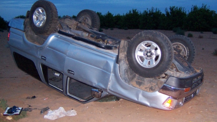 Mueren tres personas en un accidente cuando eran perseguidas por patrulla