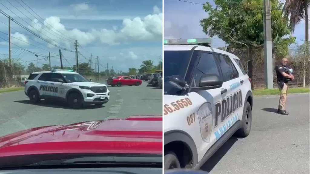  Video: Municipales de Canóvanas detienen el tránsito para que vehículos “regateen y chillen” gomas en funeral 