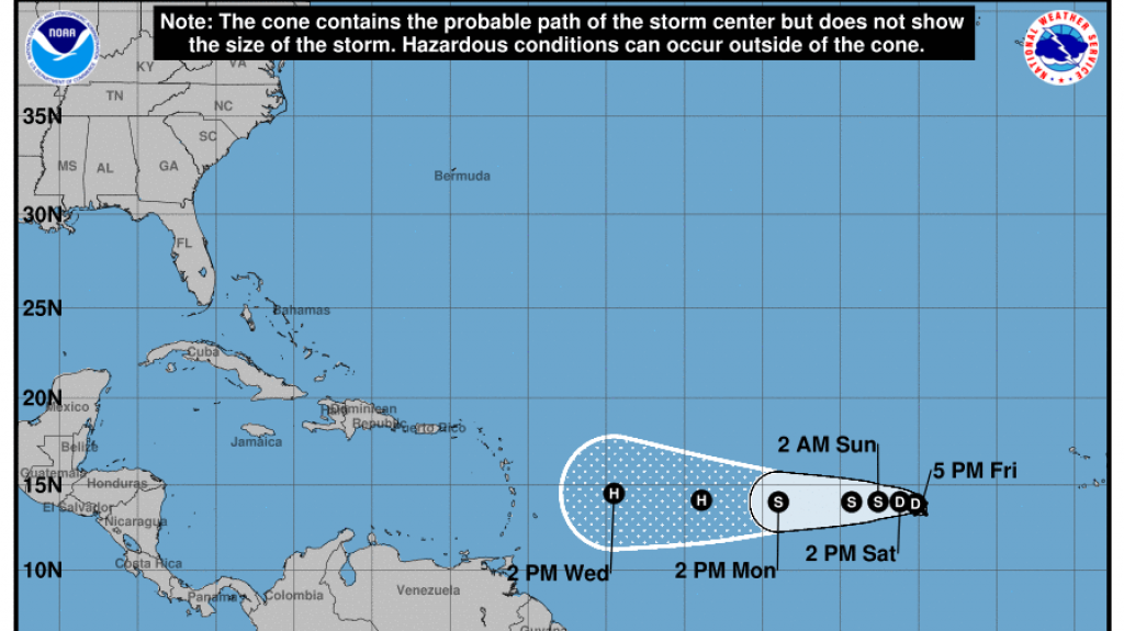  Se desarrollan las dos ondas tropicales, una de ellas podr&iacute;a acercarse al Caribe 