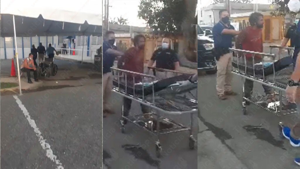  Captan en video intervenci&oacute;n policiaca en Guayanilla con un alegado paciente mental 