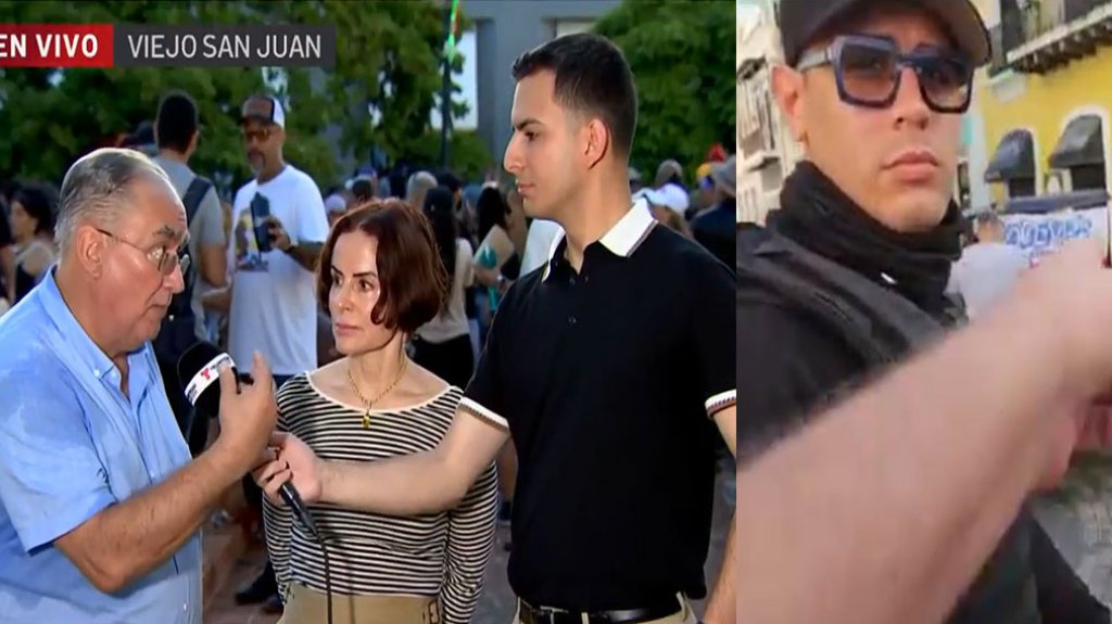  Video: Comerciante de San Juan pide disculpas por la forma en que le habló a policías en las Sanse2024 