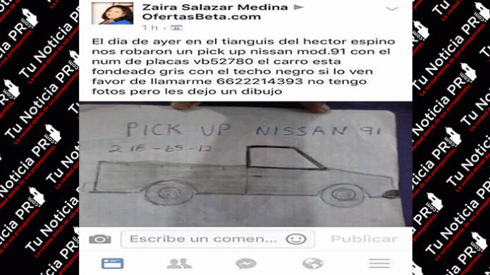 Video: ComenzÃ³ como un chiste el robo de su carro y con el chiste apareciÃ³ 