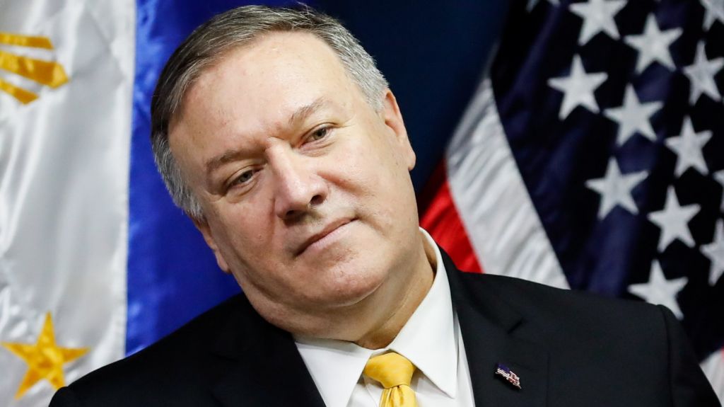  Pompeo anuncia que "todos" sus diplom&aacute;ticos ya han salido de Venezuela 