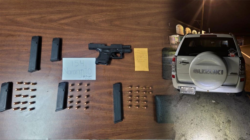  Arrestan a sujeto que andaba disparando al aire en Naranjito 