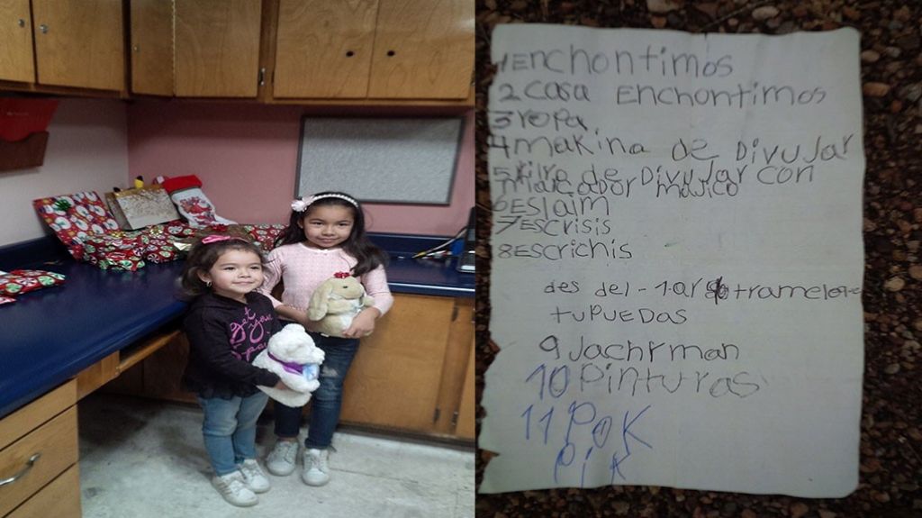  El deseo de Navidad de una ni&ntilde;a mexicana de 8 a&ntilde;os que traspas&oacute; las fronteras 