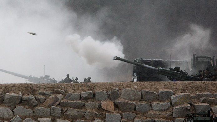 Pionyang y SeÃºl intercambian disparos de proyectiles