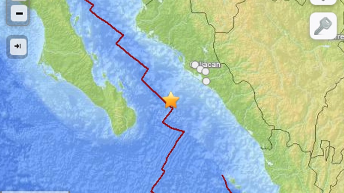 Un terremoto de magnitud 6.2 sacude el golfo de California en Mexico