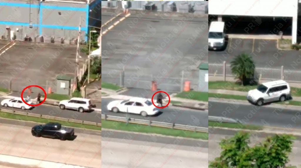  Captan momento en que gatilleros asesinan un hombre en el Mart&iacute;nez Nadal, esta ma&ntilde;ana 