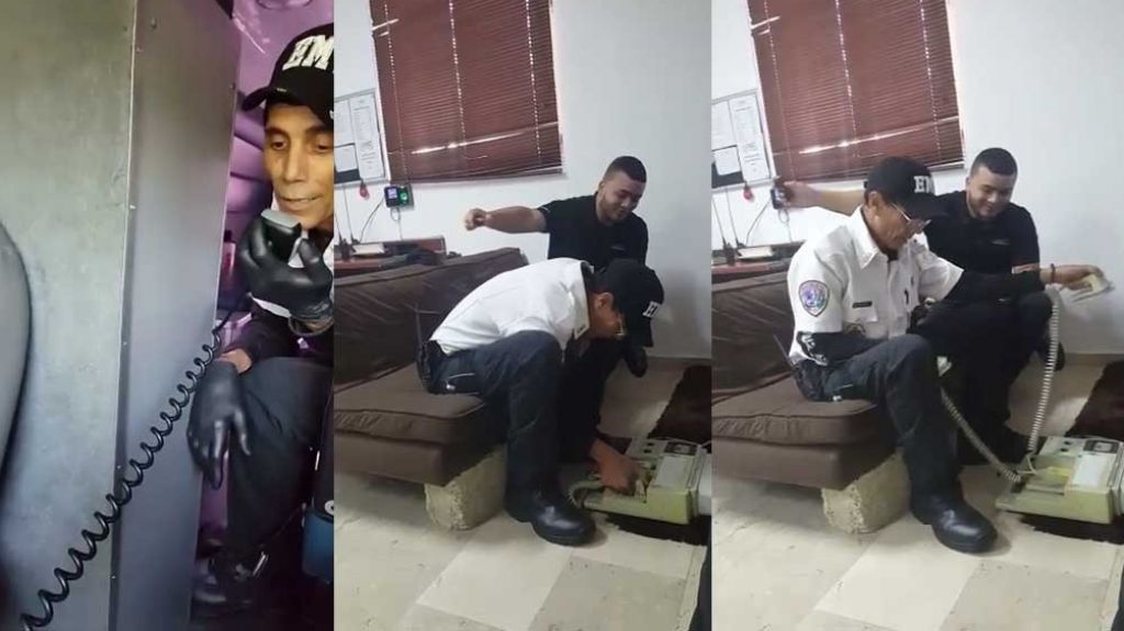  En video técnicos de emergencias médicas “estatal” burlándose de estudiante (cadete) 