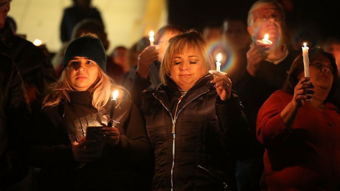 Vigilia por las vÃ­ctimas del tiroteo de San Bernardino (Fotos)