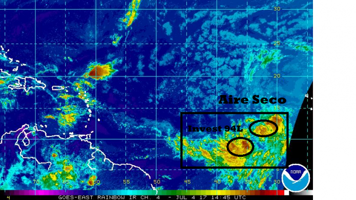 Alto potencial ciclÃ³nico para onda tropical. Conoce quÃ© factores producen inconsistencia en los modelos meteorolÃ³gicos. 