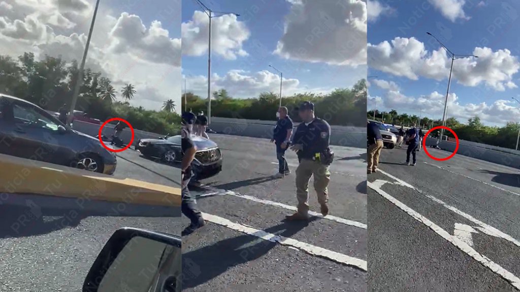  En video: Momento exacto en que dos polic&iacute;as son heridos de muerte en la Baldorioty 