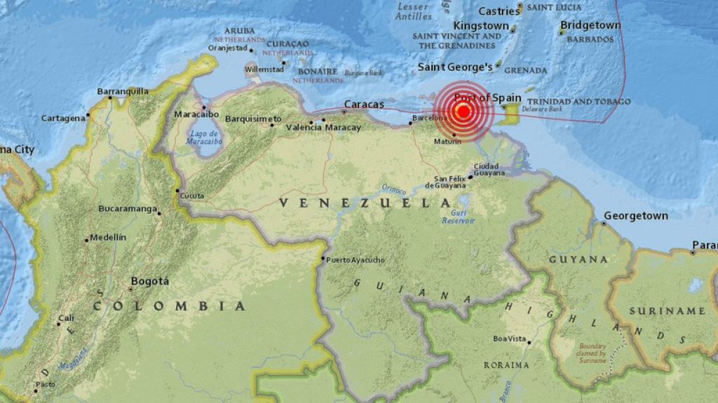  Venezuela registra un sismo de magnitud 5,7, el segundo en menos de 24 horas 