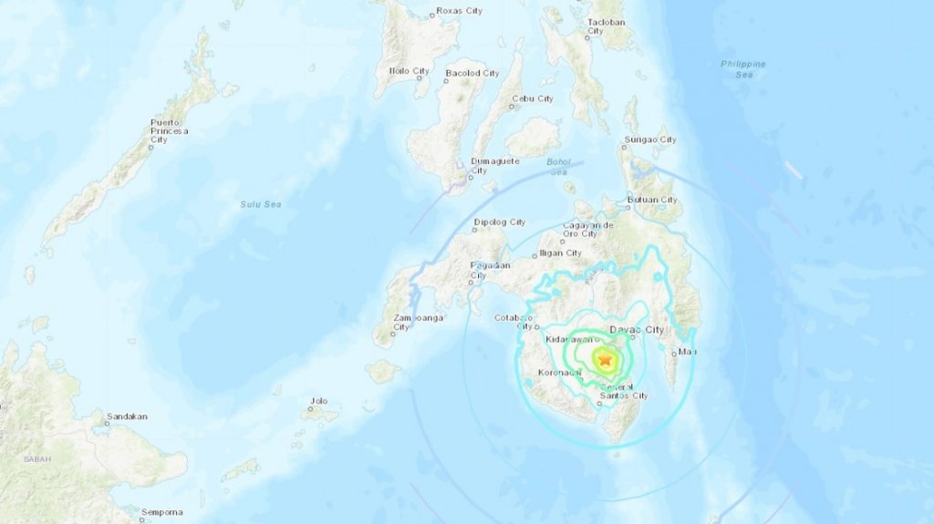  Se produce un terremoto de magnitud 6,0 en Filipinas 