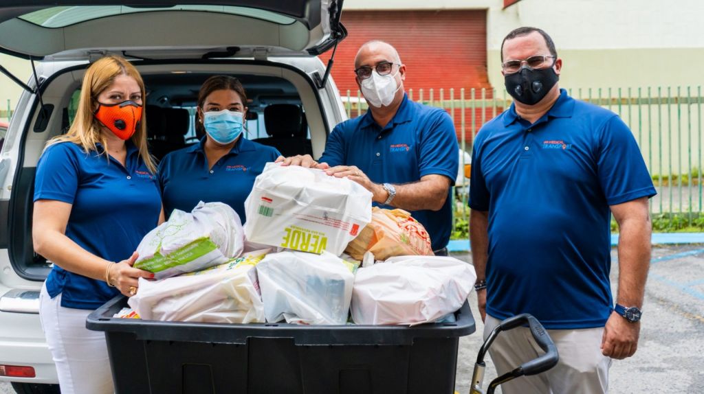  Organizaci&oacute;n sin fines de lucro recibe donaci&oacute;n de alimentos del Puerto Rico Medical Transport 