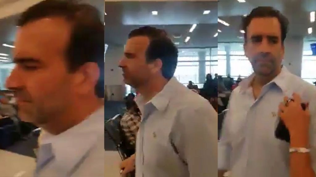 Video: Insultan a Jos&eacute; Carri&oacute;n presidente de la junta de control fiscal en el aeropuerto Luis Mu&ntilde;oz Mar&iacute;n 