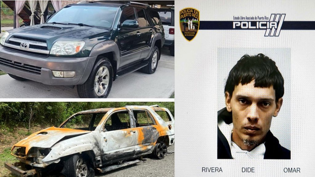  A la c&aacute;rcel por robarse un auto en Jayuya y luego quemarlo 