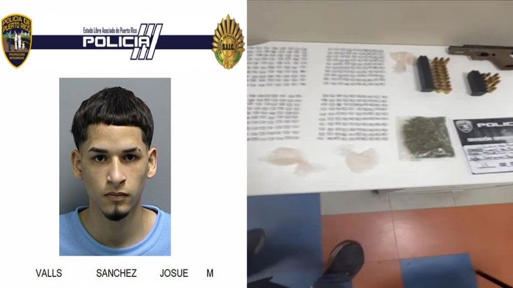  Video: A la c&aacute;rcel joven de 20 a&ntilde;os arrestado con armas y drogas frente a joyer&iacute;a de Ponce 