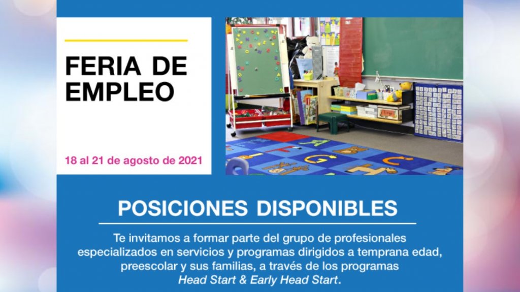  Organizaciones del tercer sector administrar&aacute;n centros Head Start y Early Head Start en San Juan, por lo que celebrar&aacute;n feria de empleos 