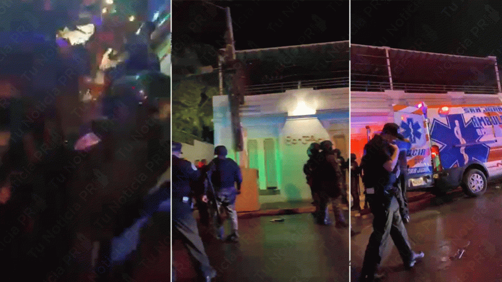  Video: Otro &ldquo;mot&iacute;n de Borrachos&rdquo; anoche en la placita deja una mujer polic&iacute;a herida y dos gringos arrestados 