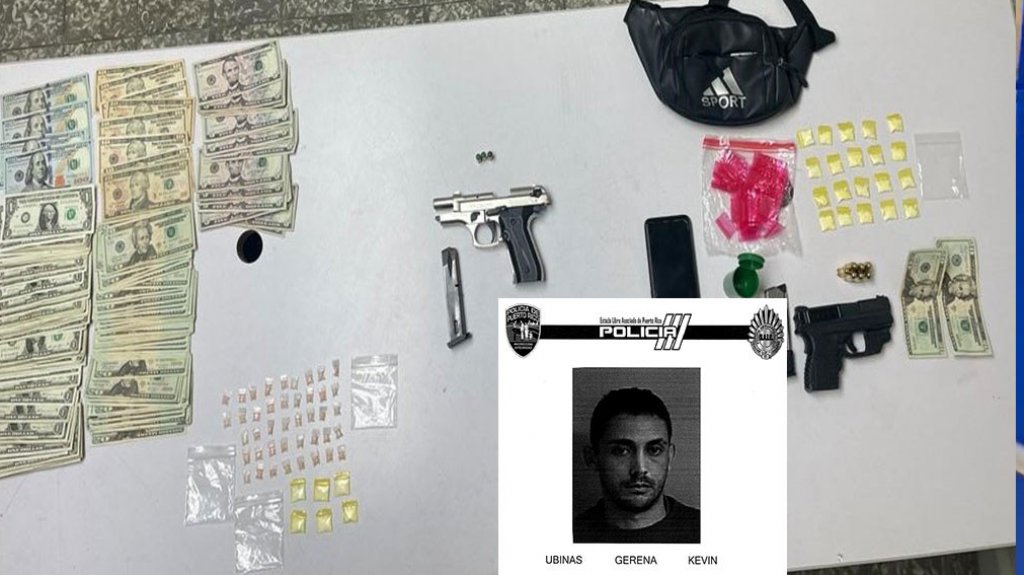  Arrestado con un arma y drogas en Aguadilla 