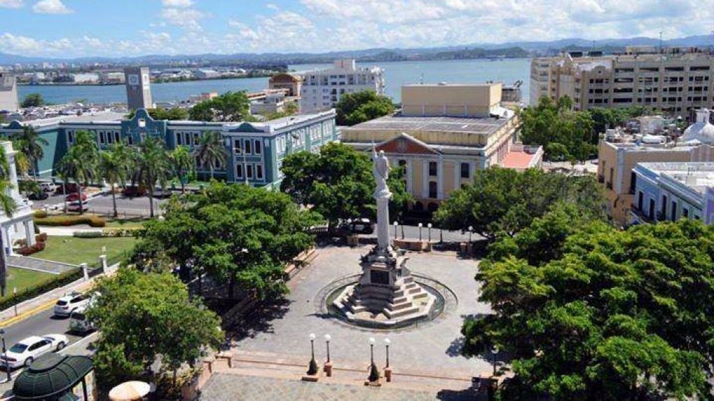  Reportan da&ntilde;os y vandalismo a estatua de Crist&oacute;bal Col&oacute;n en San Juan 