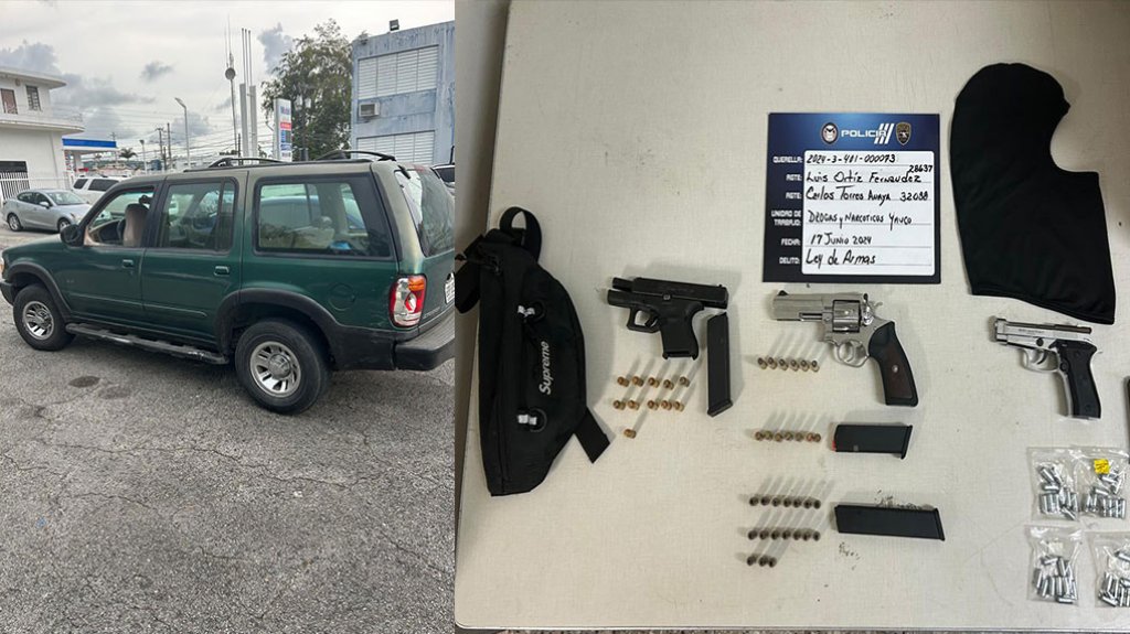  Dos j&oacute;venes de 20 y 21 a&ntilde;os arrestados con armas en Yauco 