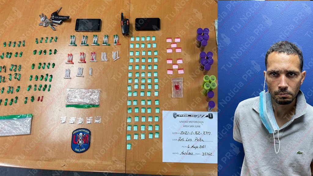  Agentes de la UM arrestan un hombre y ocupan drogas durante intervenciones en San Juan 