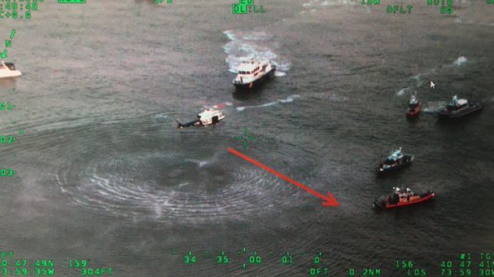 Videos: Una avioneta de la Ã©poca de la Segunda Guerra Mundial se estrella en el rÃ­o Hudson