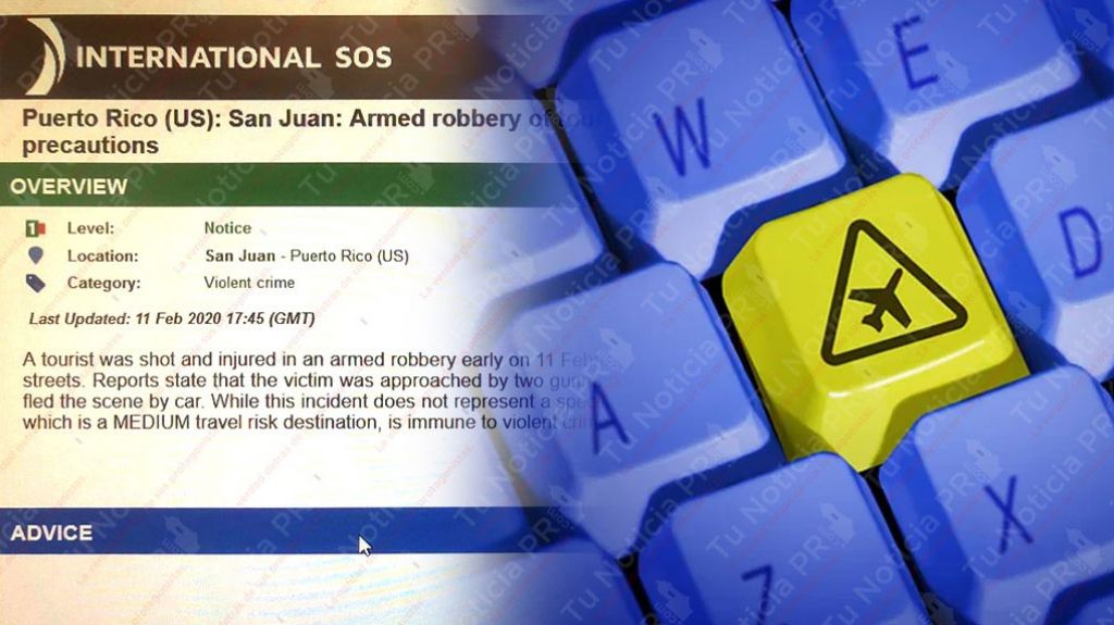  Lanzan alerta internacional a turistas por criminalidad en San Juan 