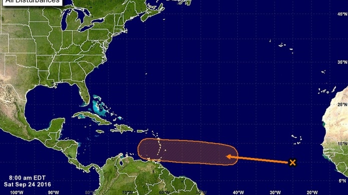 Onda Tropical aumenta su potencial ciclÃ³nico, que eventualmente podrÃ­a ser de mucho interÃ©s para el Caribe... 