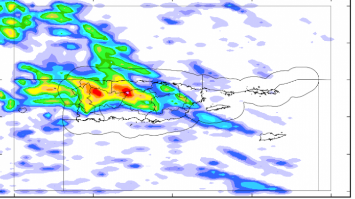 Alto potencial de intensas lluvias en la tarde...