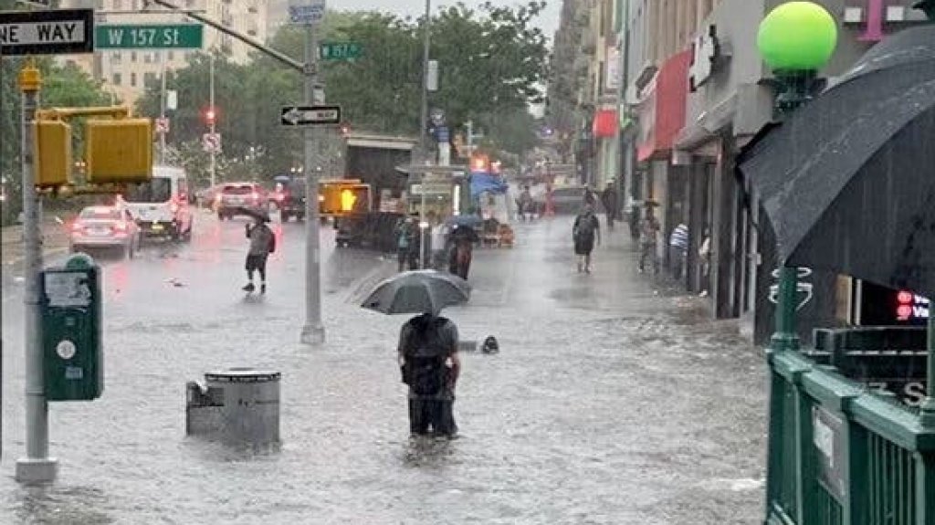  La tormenta Elsa descarga fuertes lluvias en Nueva York y el noreste de EEUU 